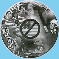 Advert announcing anti-US demonstration